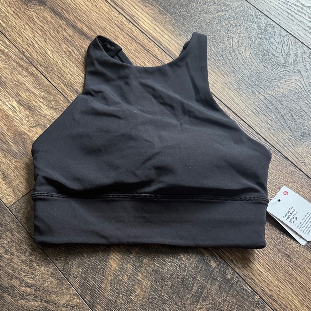 lululemon athletica Black Women's energy bra high necked long